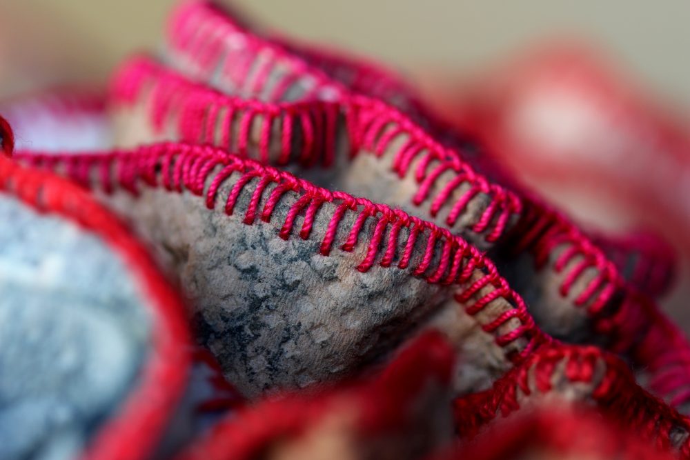 Sofie Vinet - Madame Filosa - Points Roses sur Fond Indigo