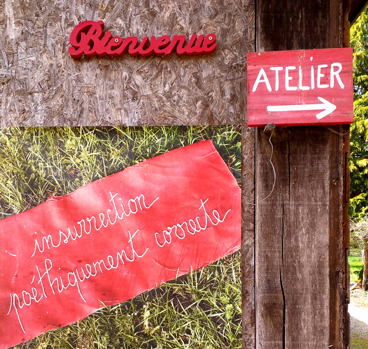 Sofie Vinet - fil rouge au sol