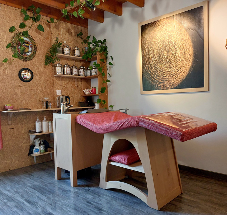 Sofie Vinet - fil rouge au sol