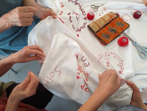 Sofie Vinet - Brodeuse écriveuse - La Nappe