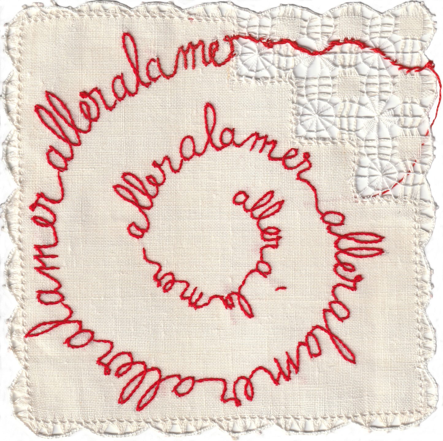 Sofie Vinet - Brodeuse écriveuse - Paroles Brodées - N°135