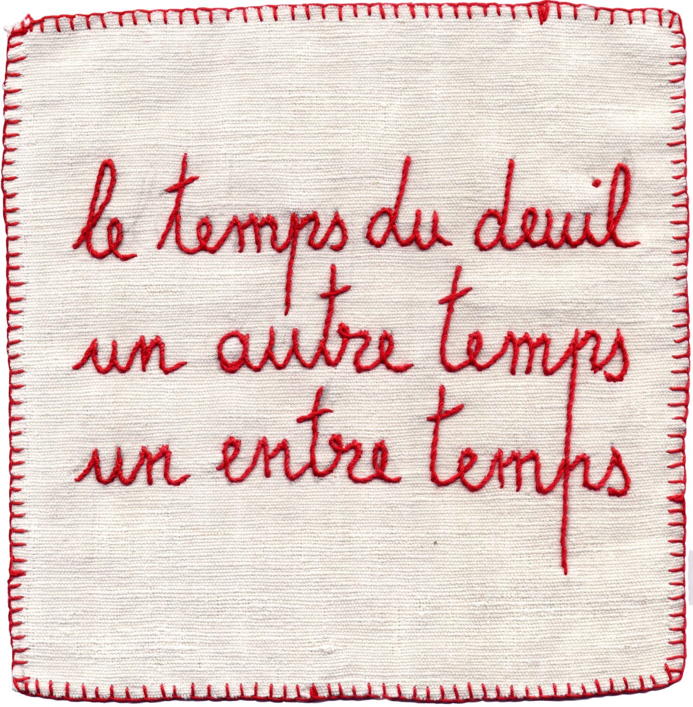 Sofie Vinet - Brodeuse écriveuse - Paroles Brodées - N°105