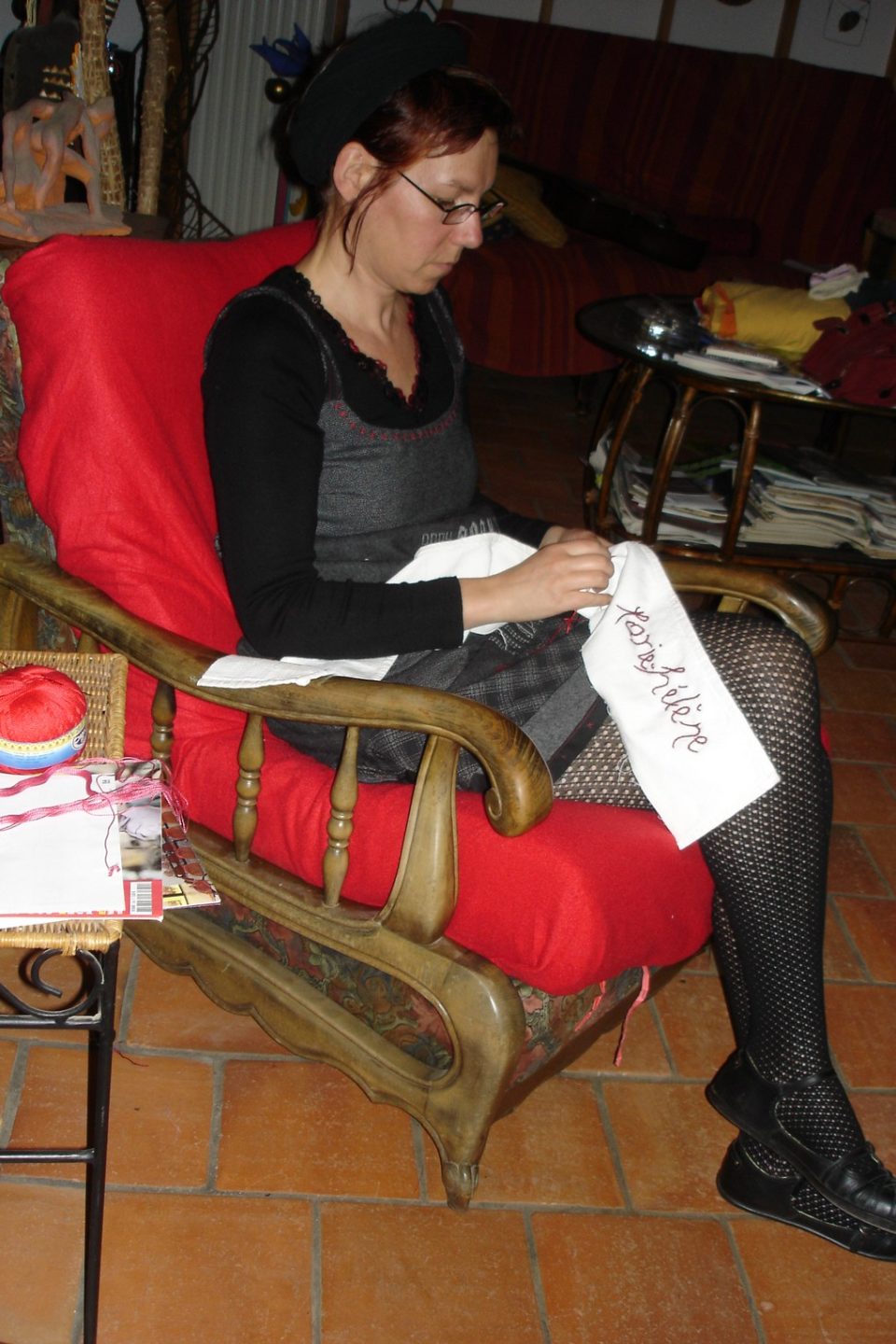 Sofie Vinet - Brodeuse écriveuse - Ruban Brodé au Féminin - Je brode