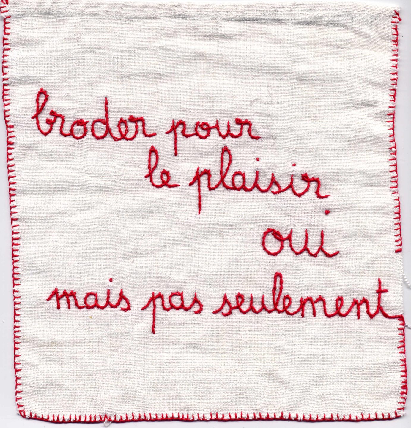 Sofie Vinet - Brodeuse écriveuse - Paroles Brodées - N°10