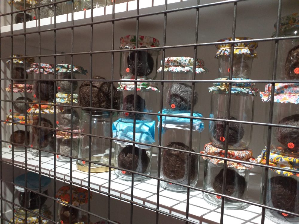 Sofie Vinet - Madame Filosa - Les Pelotes Confinées 3 - exposition à Nozay (44)