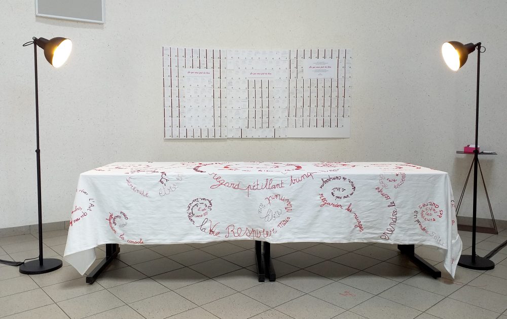 Sofie Vinet - Brodeuse écriveuse - La Nappe - Abbaretz (44)