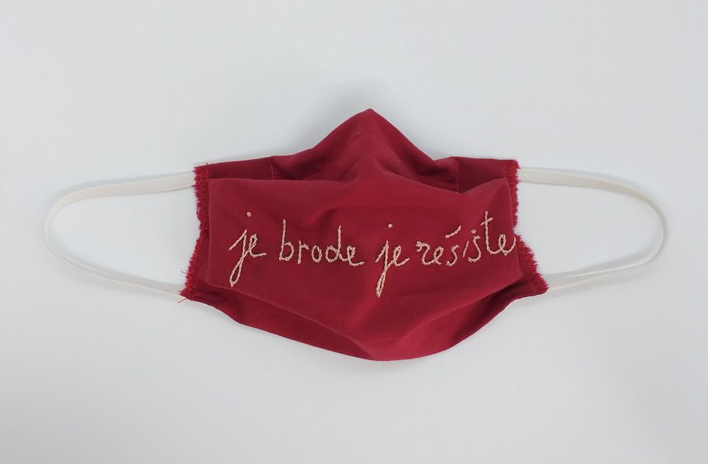 Sofie Vinet - Brodeuse écriveuse - Masque 6