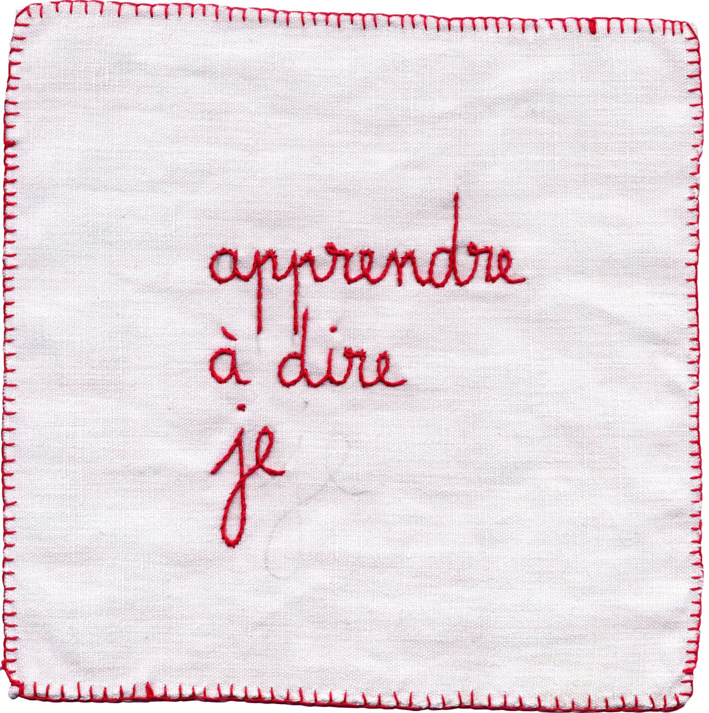 Sofie Vinet - Brodeuse écriveuse - Paroles Brodées - N°80