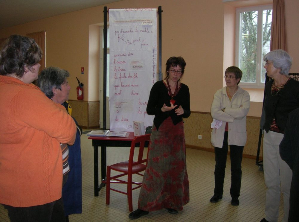 Sofie Vinet - Brodeuse écriveuse - rencontre avec les dames