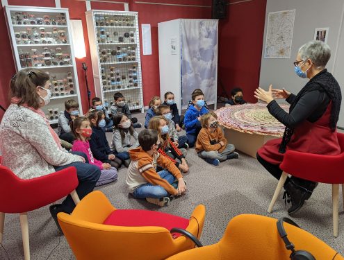 Sofie Vinet - Madame Filosa en résidence - médiathèque de Nozay (44)