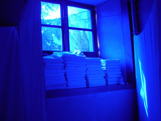 Sofie Vinet - Histoires de Femmes - La Chaufferie - Draps pliés