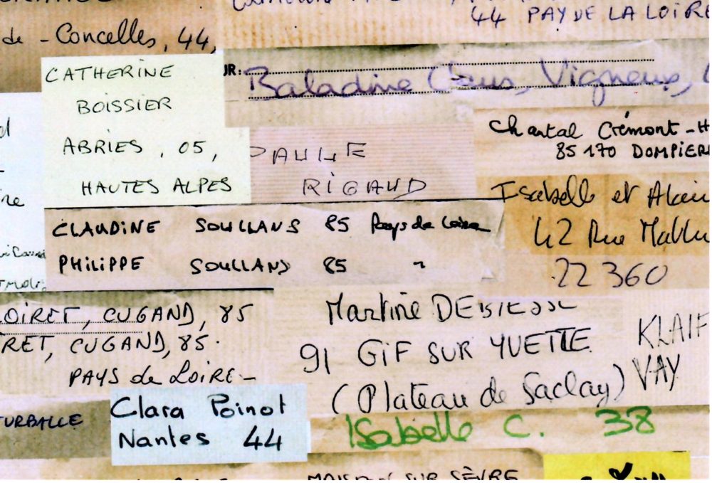 Sofie Vinet - Fille de la terre - La Pelote de Chiffons Rouges - détail affiche participants