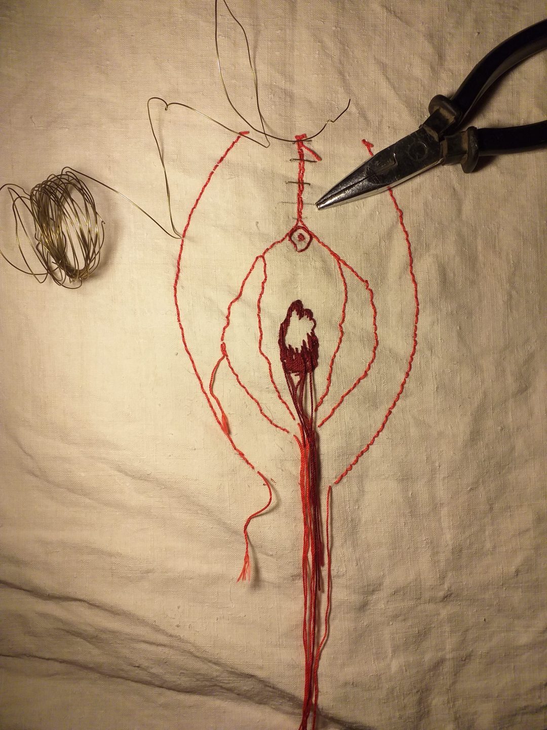 Sofie Vinet - Histoires de Femmes - EXcision - Robe 2 - détail