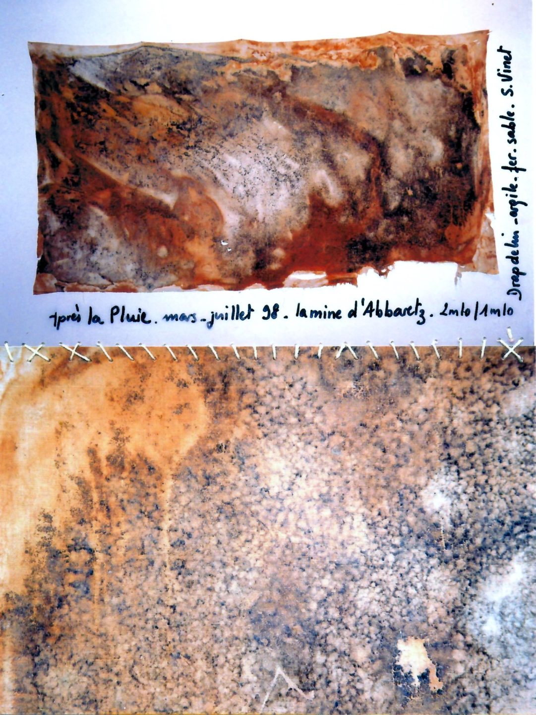 Sofie Vinet - Histoires de Femmes - Traverse - Drap et photo après la pluie