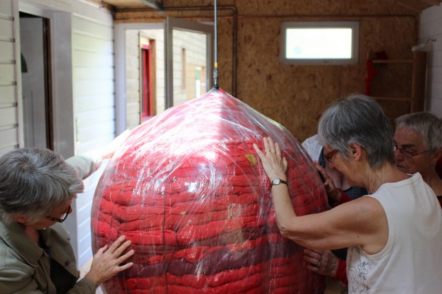 Sofie Vinet - Fille de la terre - La Pelote de Chiffons Rouges - étanchéifier la pelote