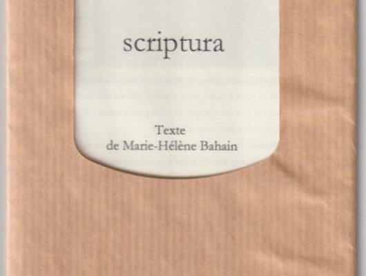 Sofie Vinet - éditions - Scriptura