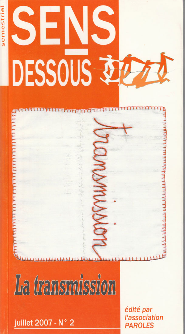 Sofie Vinet - éditions - Sens Dessous - Transmission