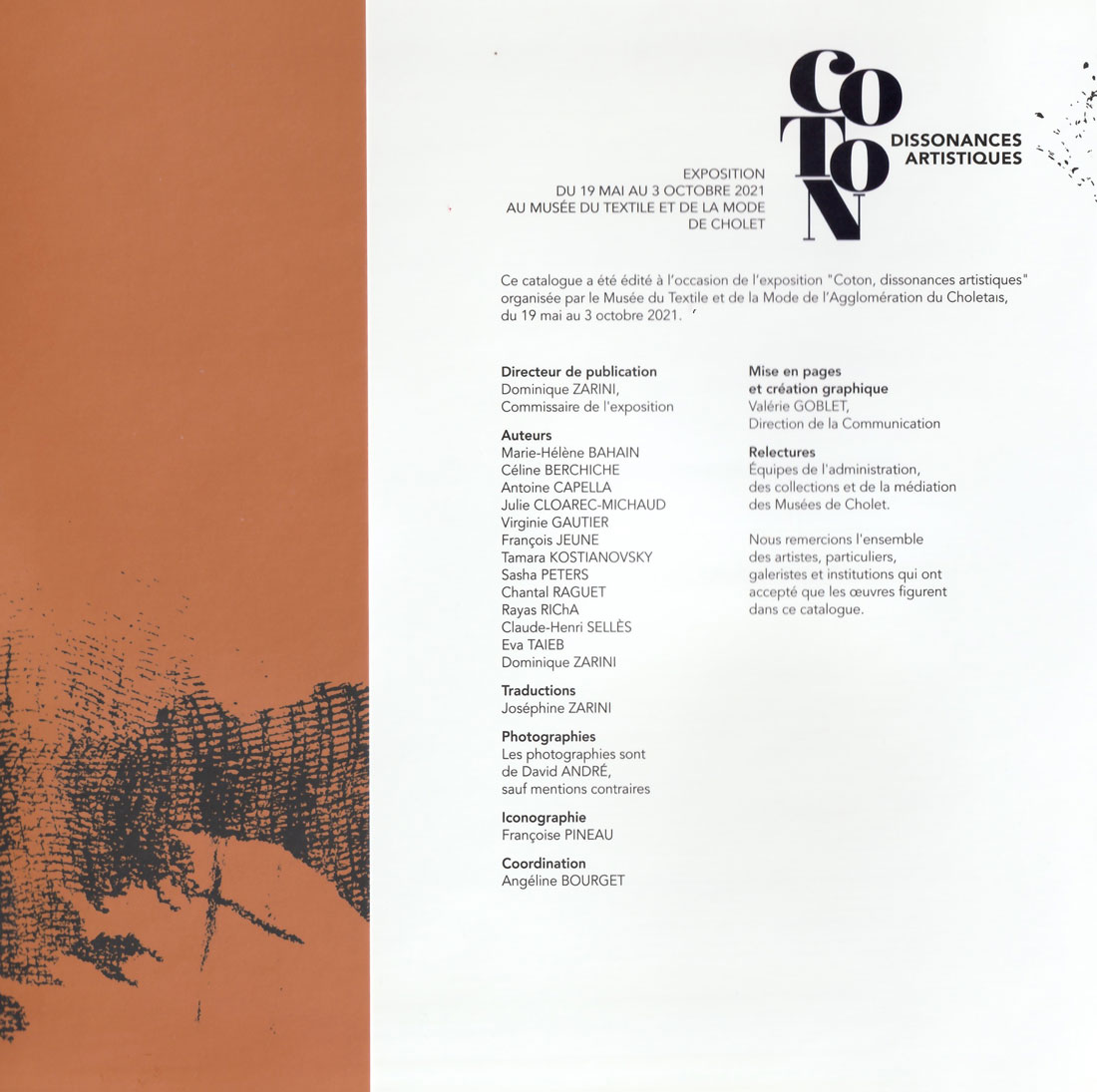 Sofie Vinet - éditions - catalogue Dissonnance