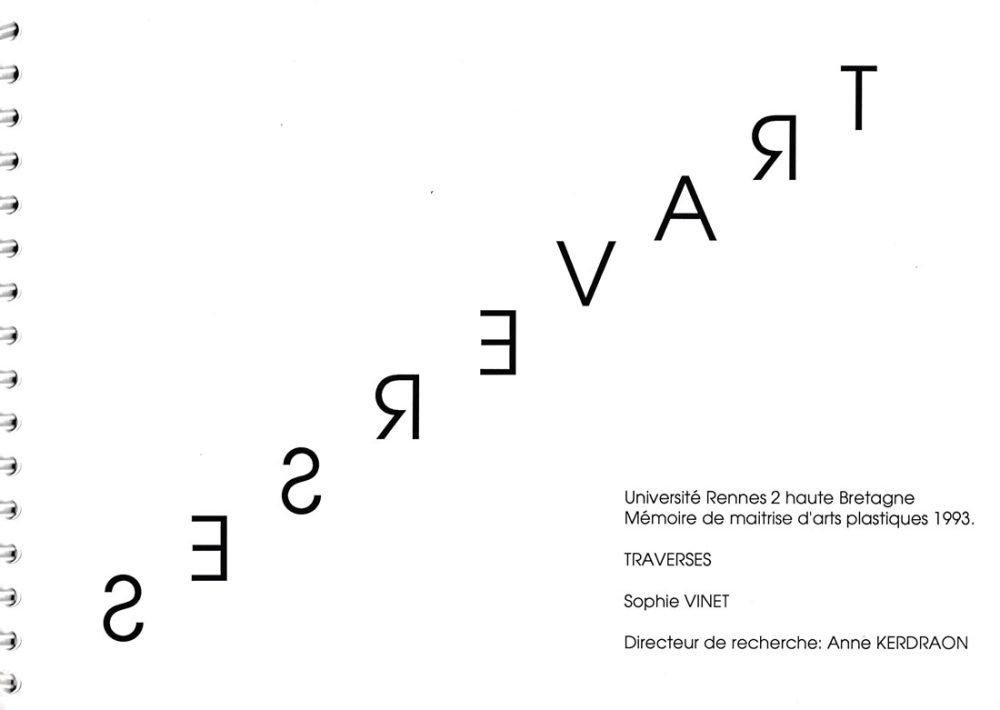 Sofie Vinet - éditions - Traverses