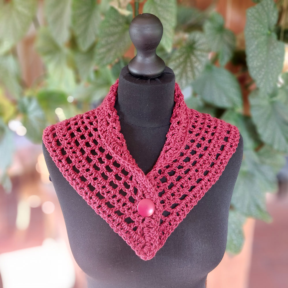 Madame Filosa artisane - créations - col coton soie