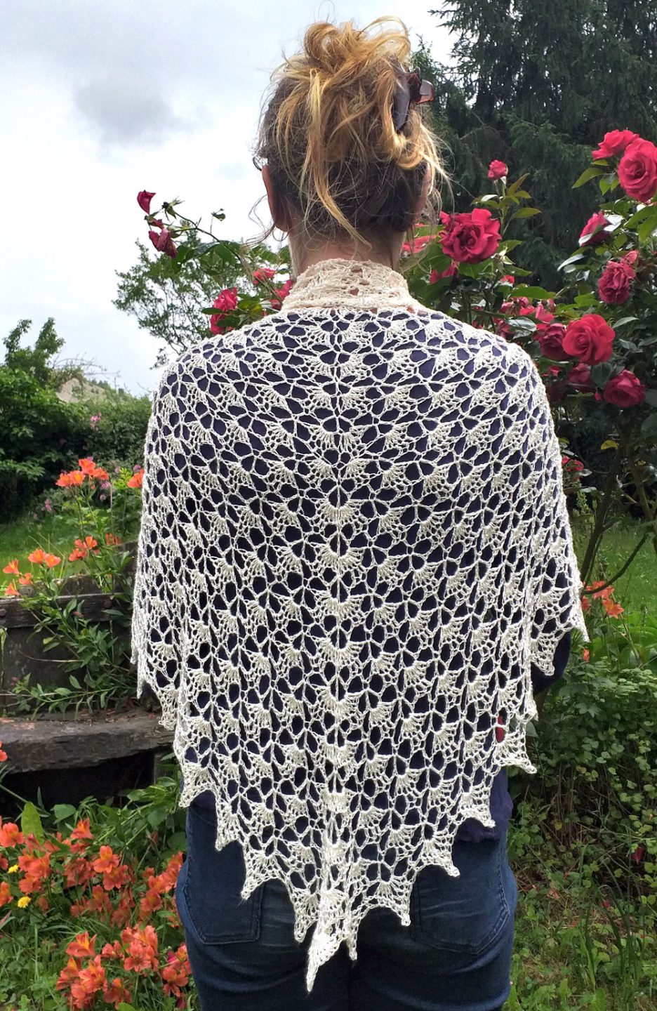 Madame Filosa artisane - créations - châle en soie, lumineux