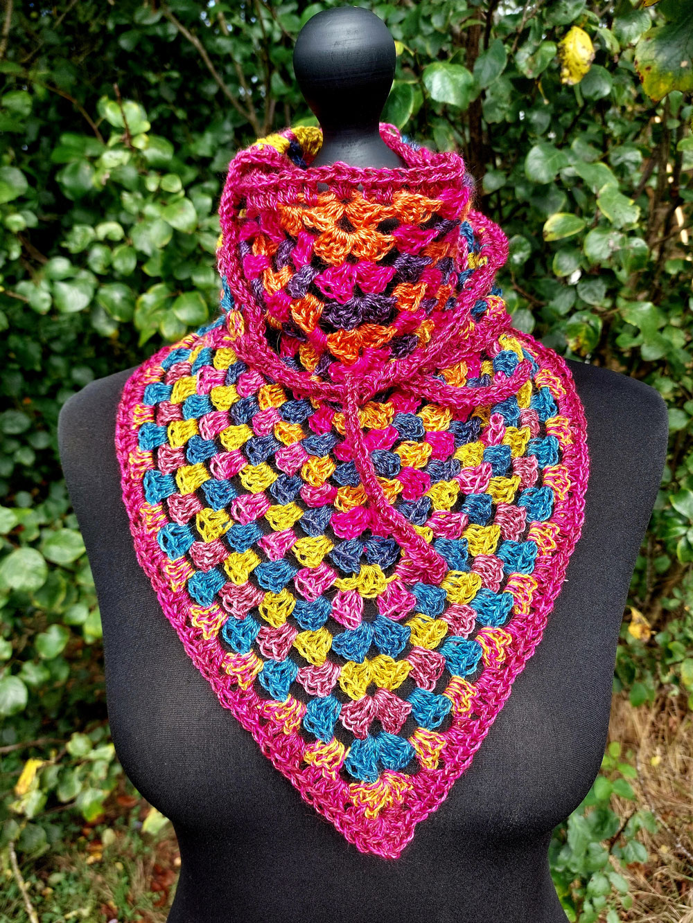 Madame Filosa artisane - créations - bandana alpaga et soie