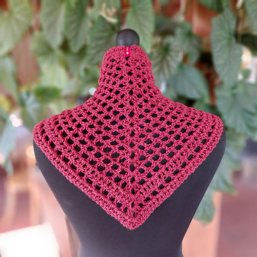 Madame Filosa artisane - créations - col coton soie