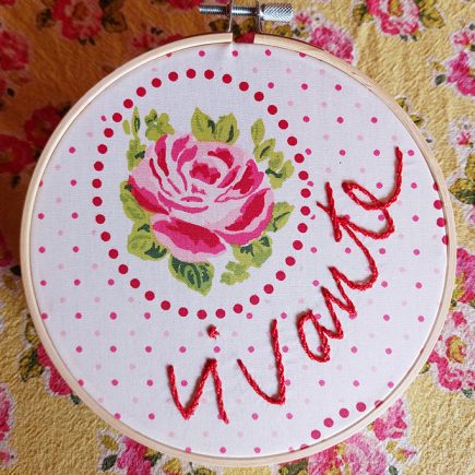 Sofie Vinet - actualités - broderies - Collection à la Rose