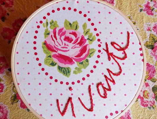 Sofie Vinet - actualités - broderies - Collection à la Rose